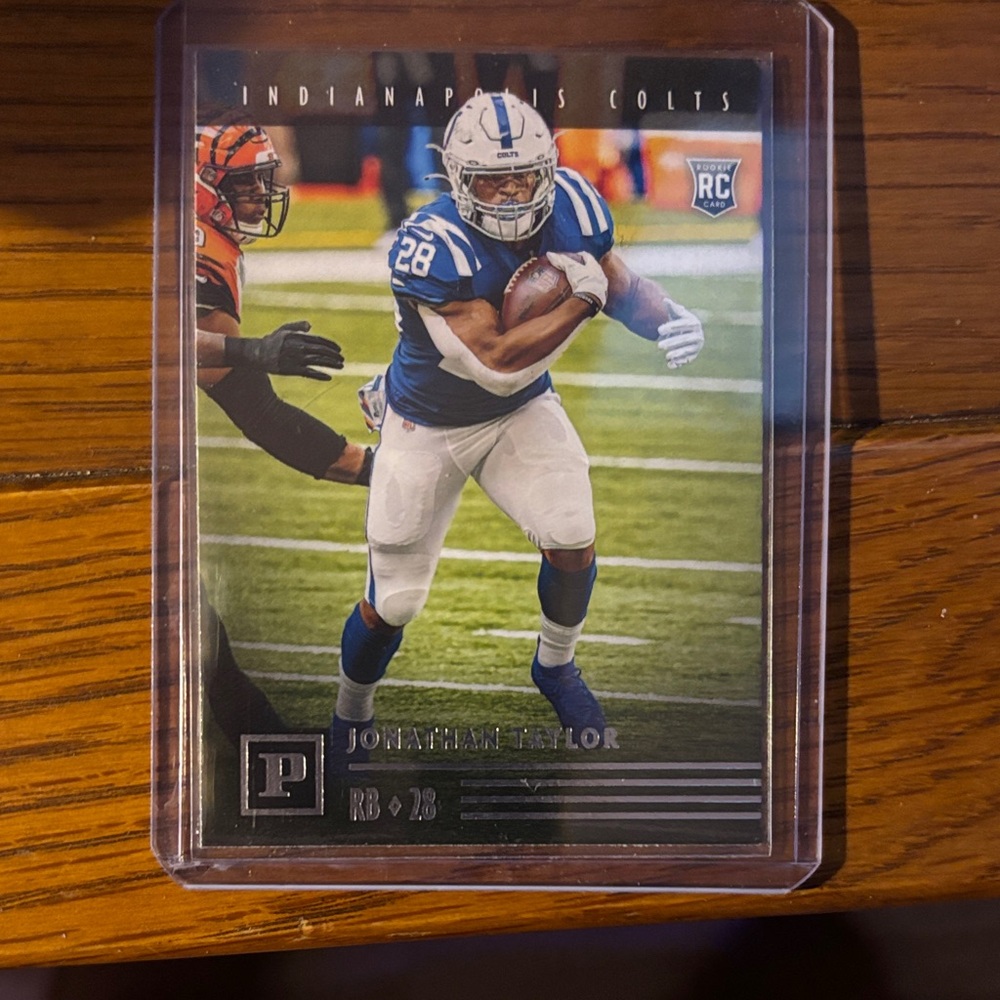 Panini Indianapolis Colts Football Card - Blue and White